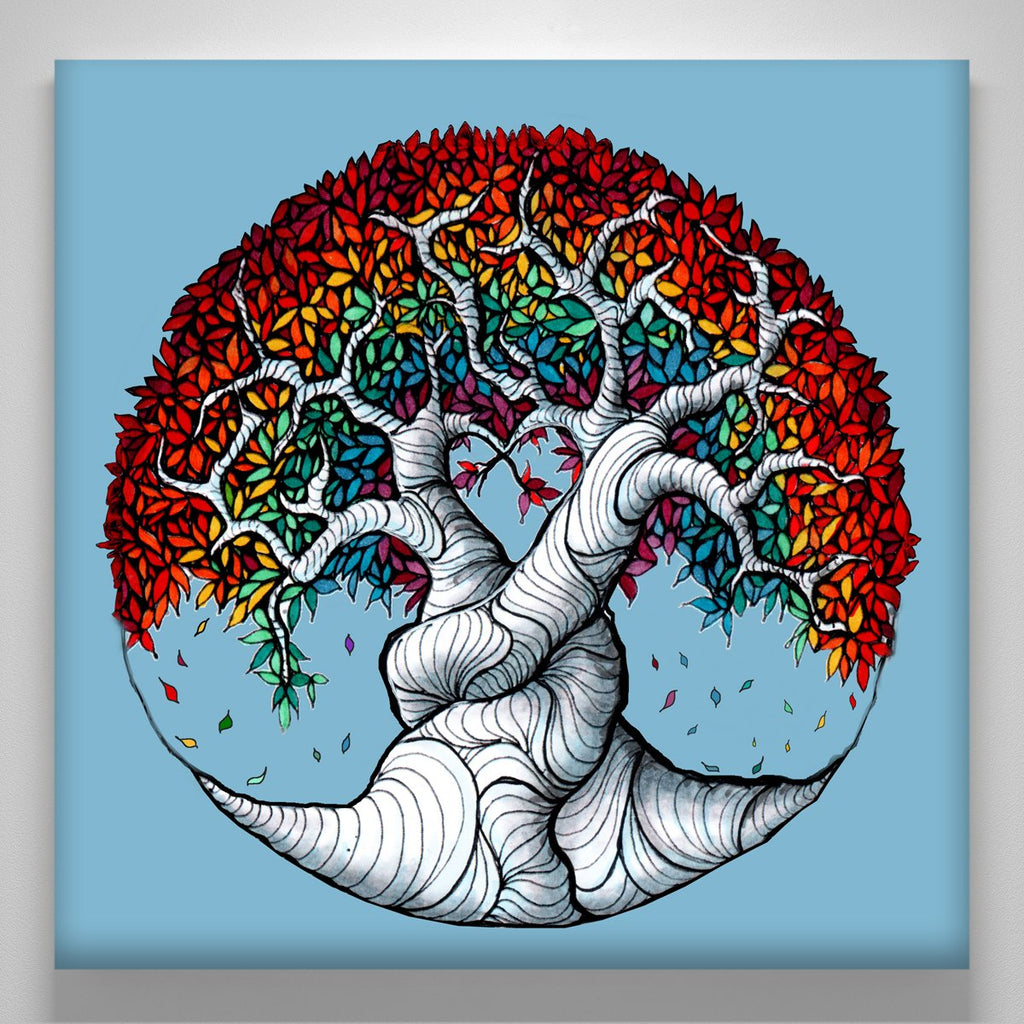 "Blue Rainbow Tree of Life"