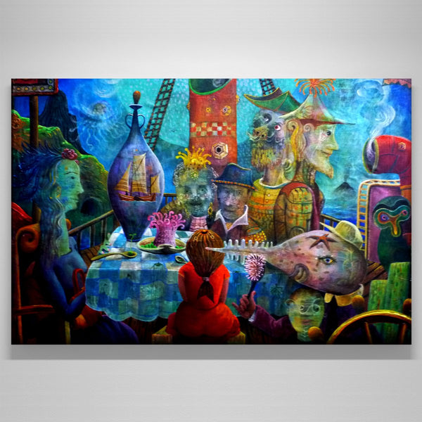 "At the Captain`s Table"